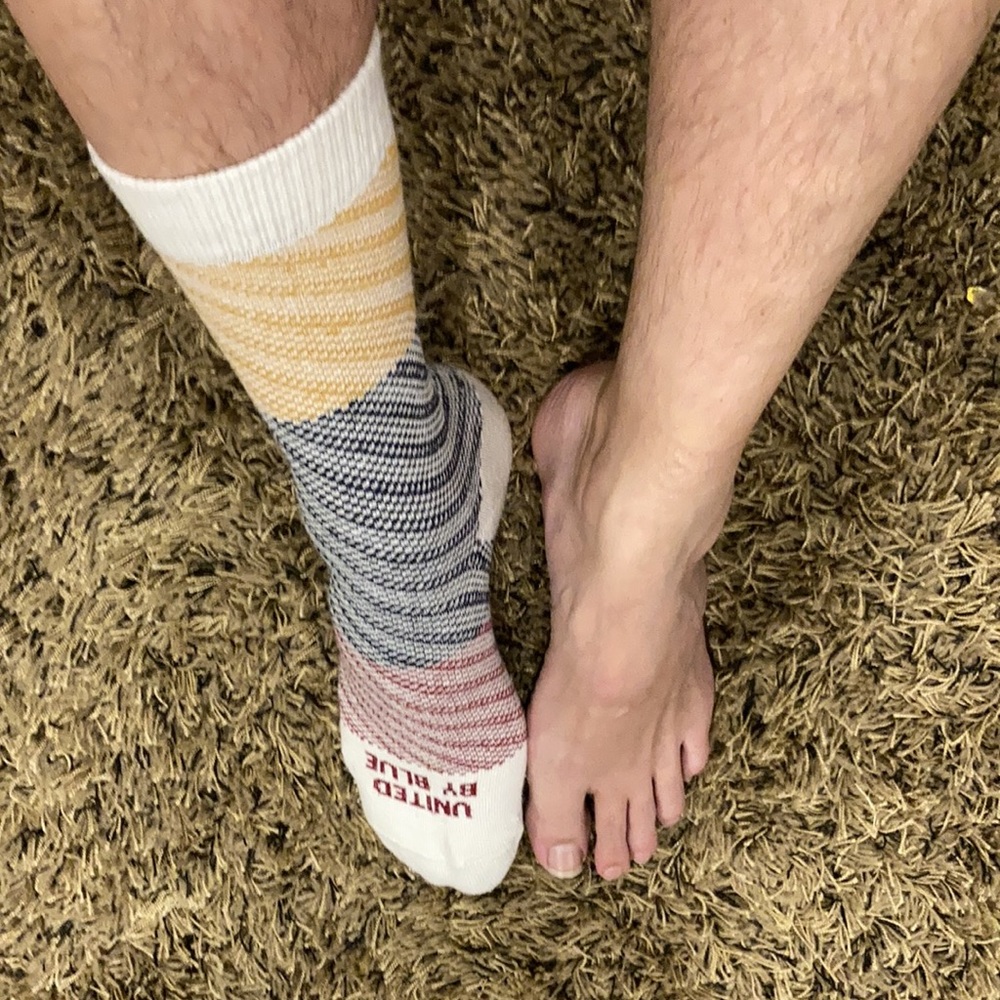 United by blue socks